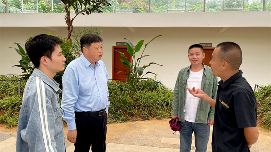 綿投集團黨委書記、董事長李桂炳調研鄉村振興駐村幫扶工作